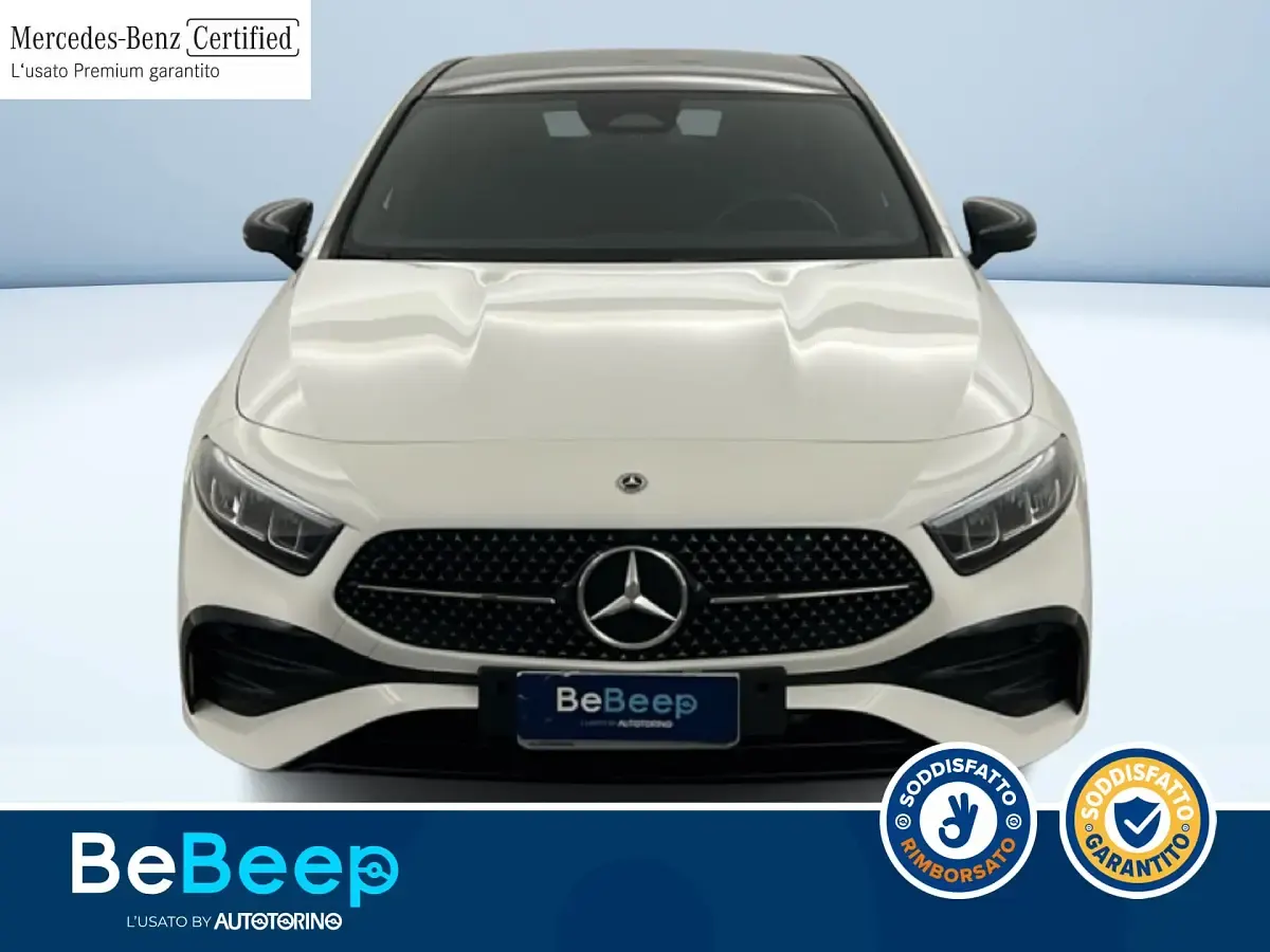 Usata Mercedes A180 Advanced Plus 116 CV (85 kW) 2023 Bianco pastello Berlina