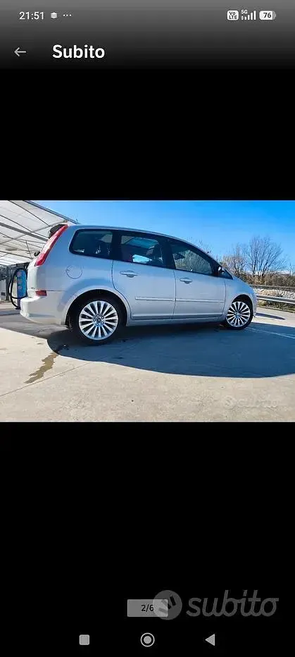 Usata Ford C-MAX Titanium 109 CV (80 kW) 2008 Grigio Monovolume