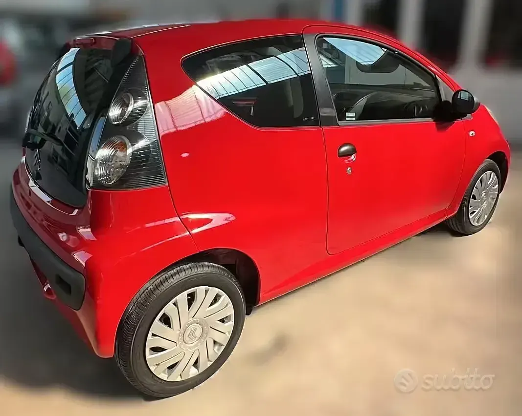 Usata Citroën C1 68 CV (50 kW) 2007 Rosso Utilitaria