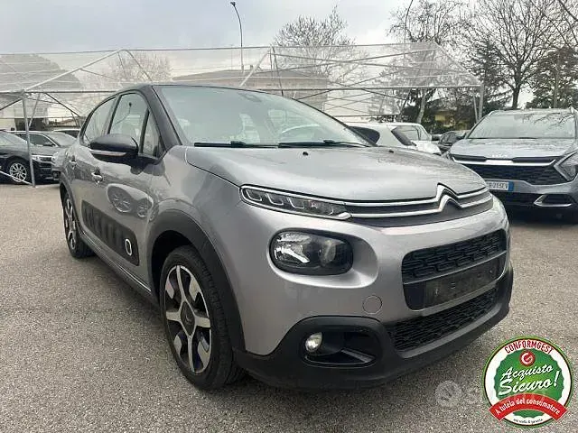 Usata Citroën C3 PureTech 82 CV (60 kW) 2019 Grigio Utilitaria