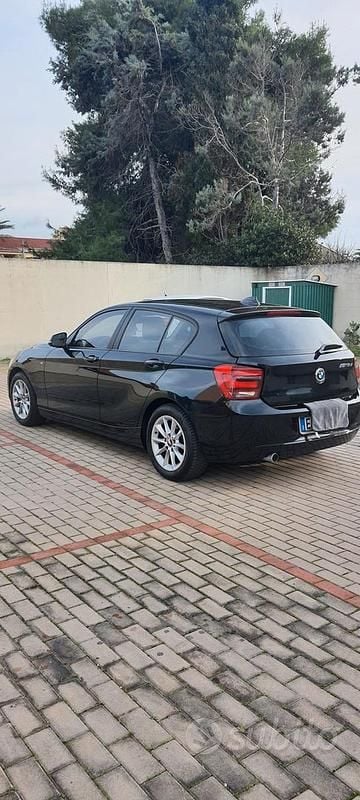 Usata BMW 1600 116 CV (85 kW) 2012 Nero Berlina