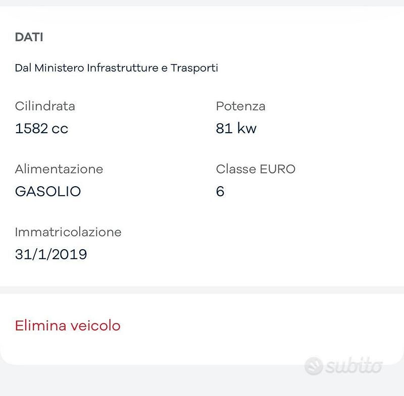 Usata Hyundai i30 GO! 110 CV (80 kW) 2019 Grigio Station wagon