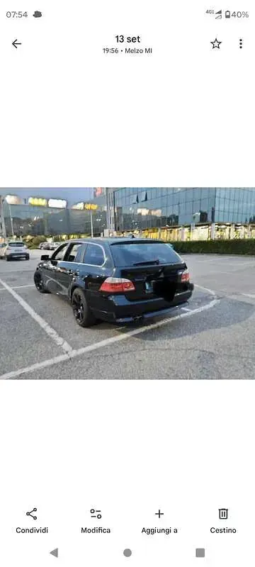 Usata BMW 525 177 CV (130 kW) 2004 Nero Station wagon
