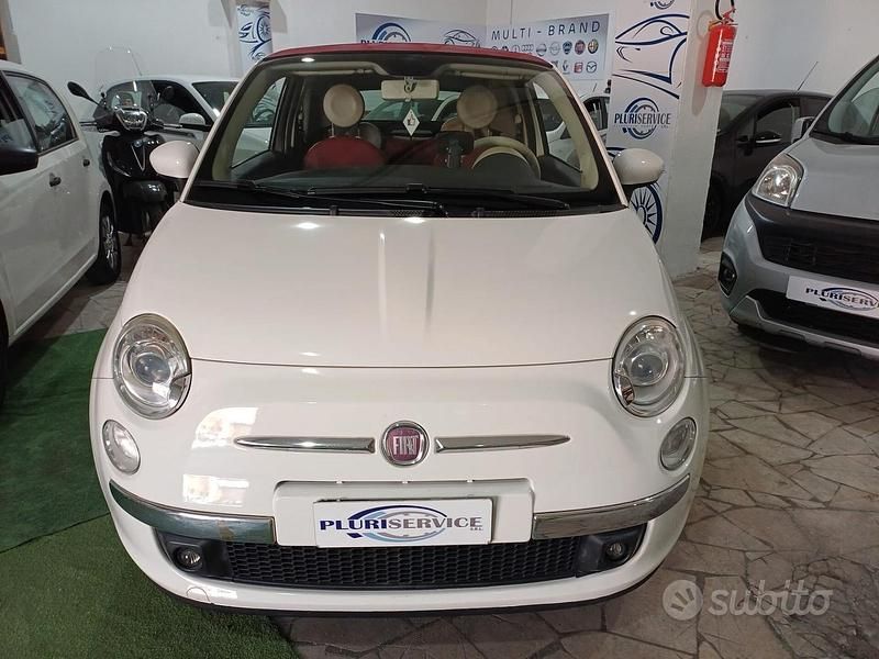 Usata Fiat 500C 95 CV (69 kW) 2011 Bianco Cabrio