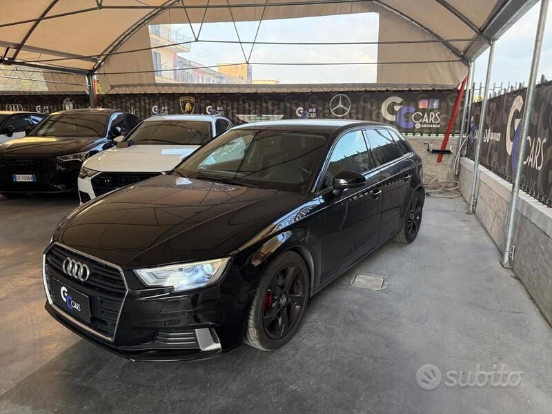 Usata Audi A3 Sport 110 CV (80 kW) 2017 Nero Berlina