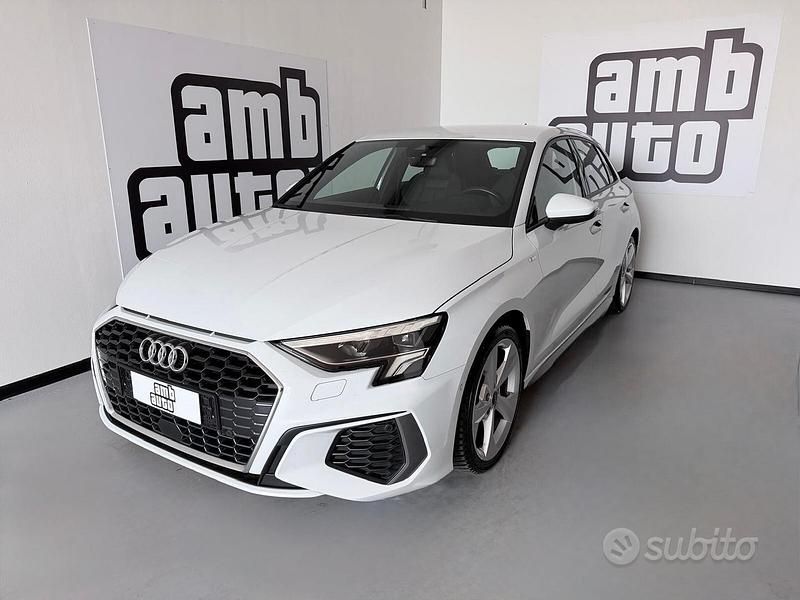 Usata Audi A3 S-Line 150 CV (110 kW) 2023 Bianco Berlina