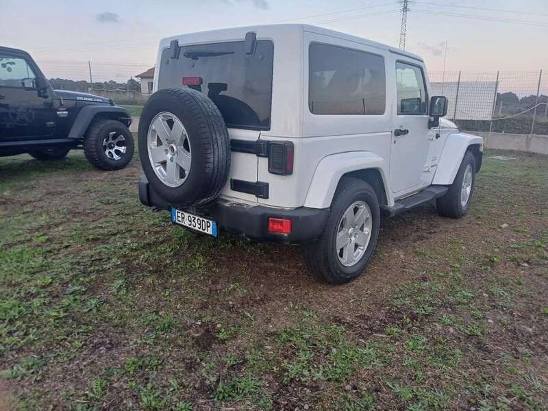 Usata Jeep Wrangler Sahara 200 CV (147 kW) 2013 Bianco SUV