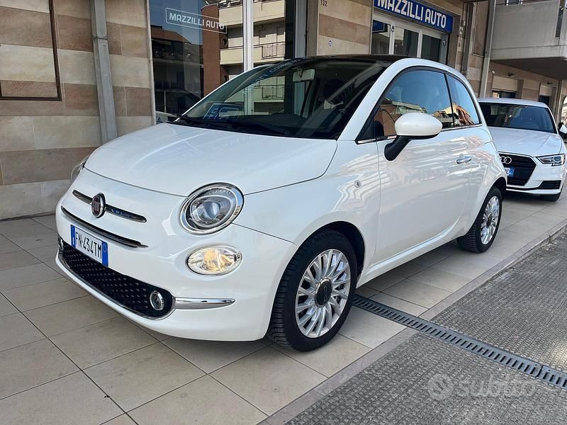 Usata Fiat 500 Lounge 69 CV (50 kW) 2018 Bianco Utilitaria