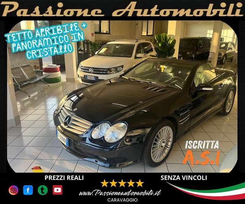 Usata Mercedes SL55 AMG AMG 500 CV (367 kW) 2003 Nero Cabrio