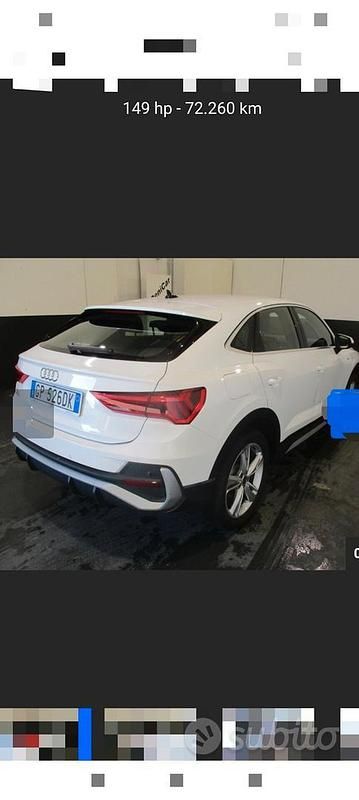 Usata Audi Q3 Sportback S-Line 150 CV (110 kW) 2023 Bianco SUV