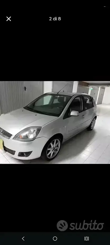 Usata Ford Fiesta 68 CV (50 kW) 2007 Grigio Utilitaria