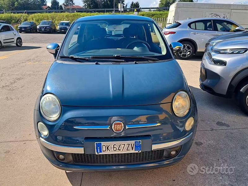 Usata Fiat 500 Lounge 69 CV (50 kW) 2007 Blu Berlina