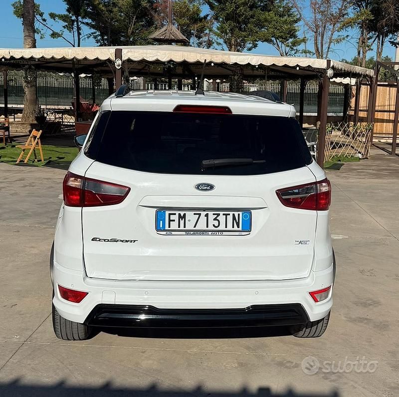 Usata Ford Ecosport Sport 100 CV (73 kW) 2018 Bianco SUV