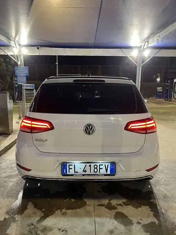 Usata VW Golf VII Business 110 CV (80 kW) 2018 Bianco Berlina