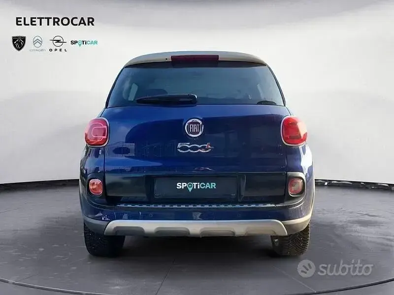 Usata Fiat 500L Trekking 105 CV (77 kW) 2015 Blu Monovolume