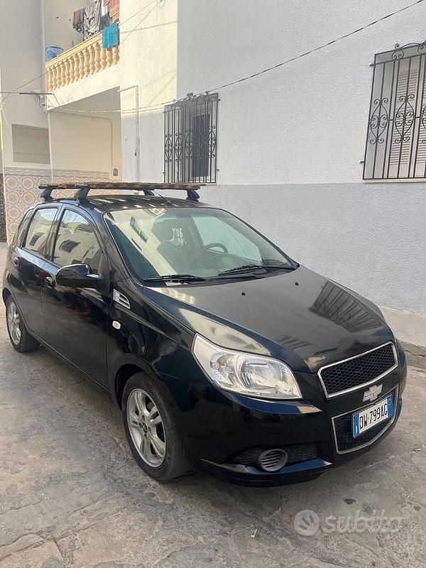 Usata Chevrolet Aveo 84 CV (61 kW) 2009 Nero Berlina