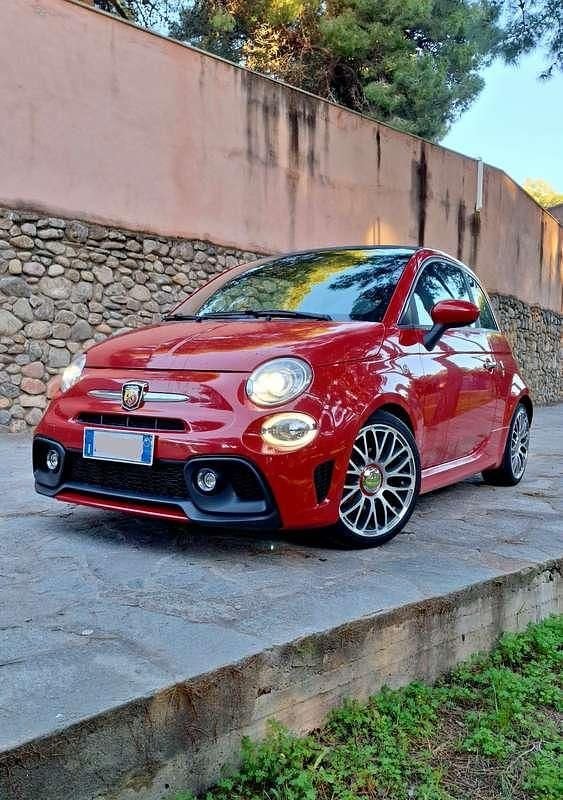 Usata Abarth 595C Competizione 160 CV (117 kW) 2014 Rosso Cabrio