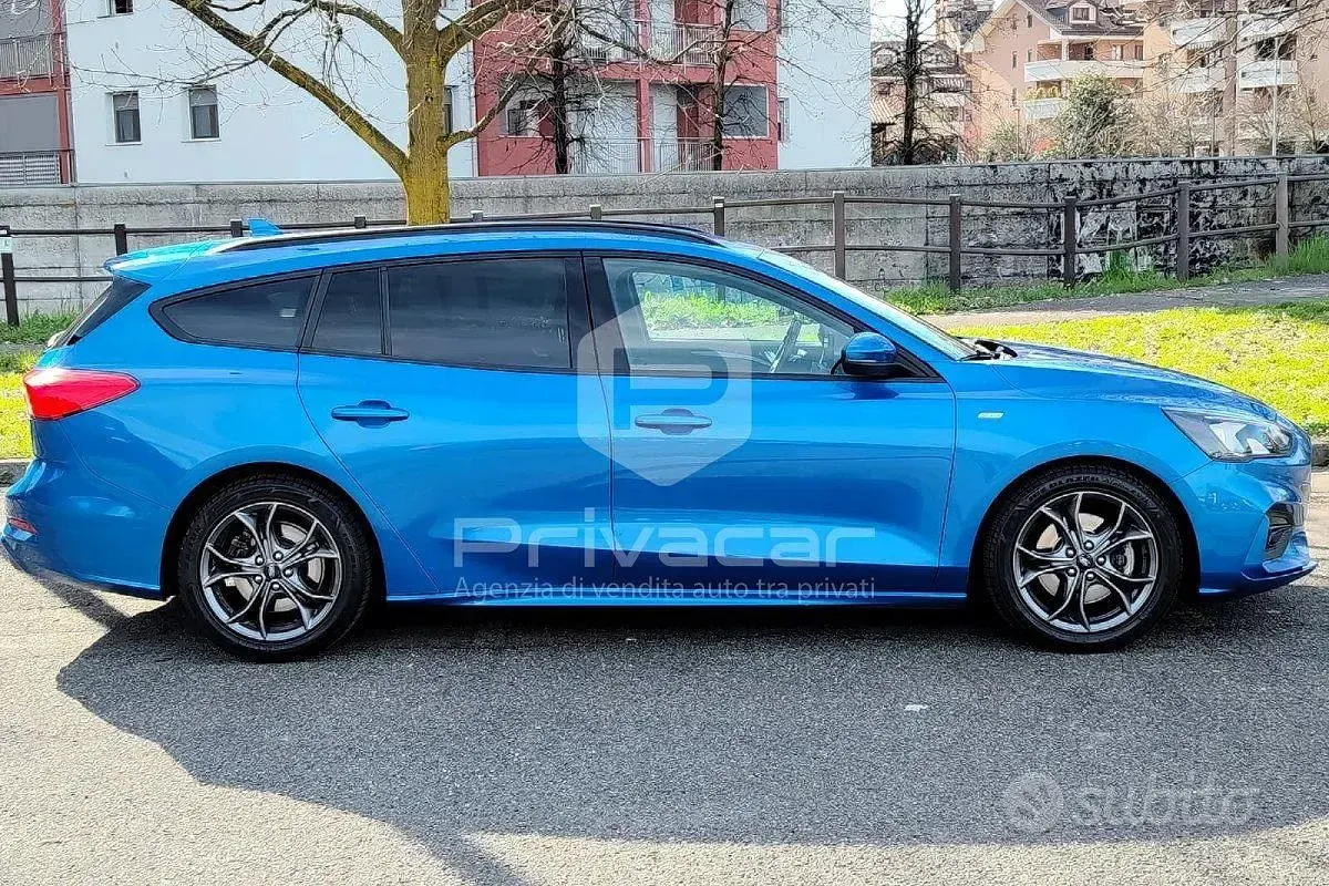 Usata Ford Focus ST 125 CV (91 kW) 2019 Blu Station wagon