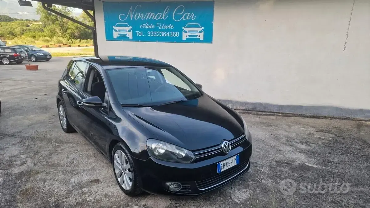 Usata VW Golf VI Highline 140 CV (102 kW) 2011 Nero Utilitaria