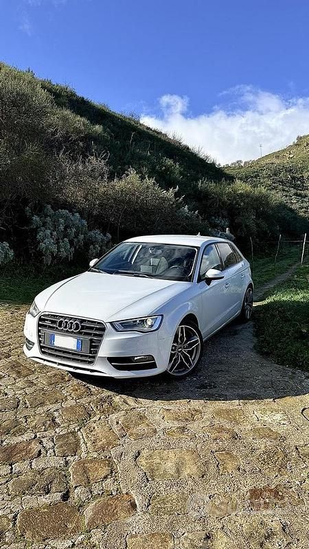 Usata Audi A3 Ambition 184 CV (135 kW) 2014 Bianco Berlina