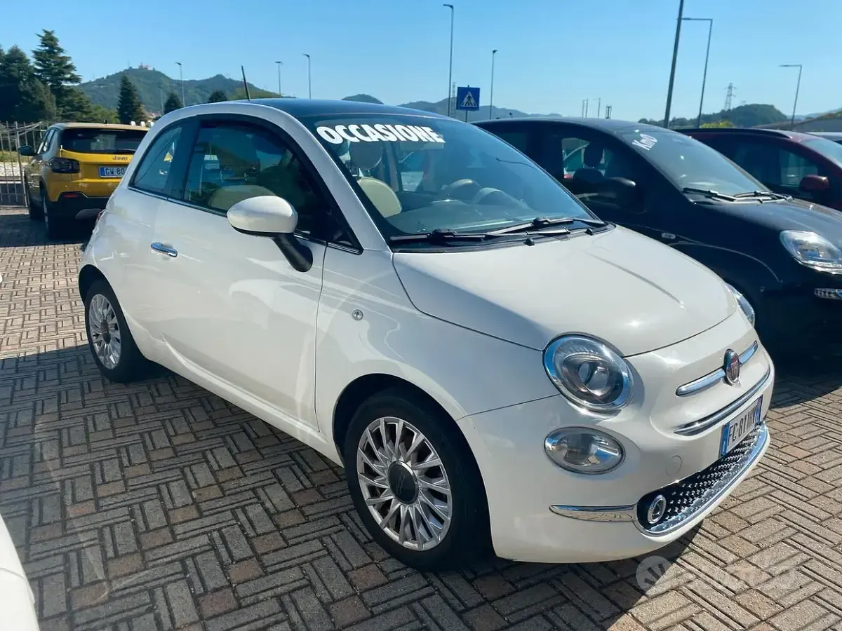 Usata Fiat 500 Lounge 69 CV (50 kW) 2016 Bianco Berlina