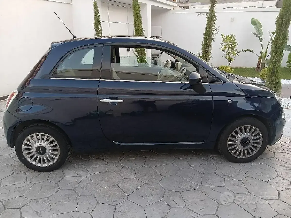 Usata Fiat 500 75 CV (55 kW) 2010 Bluazzurro Berlina