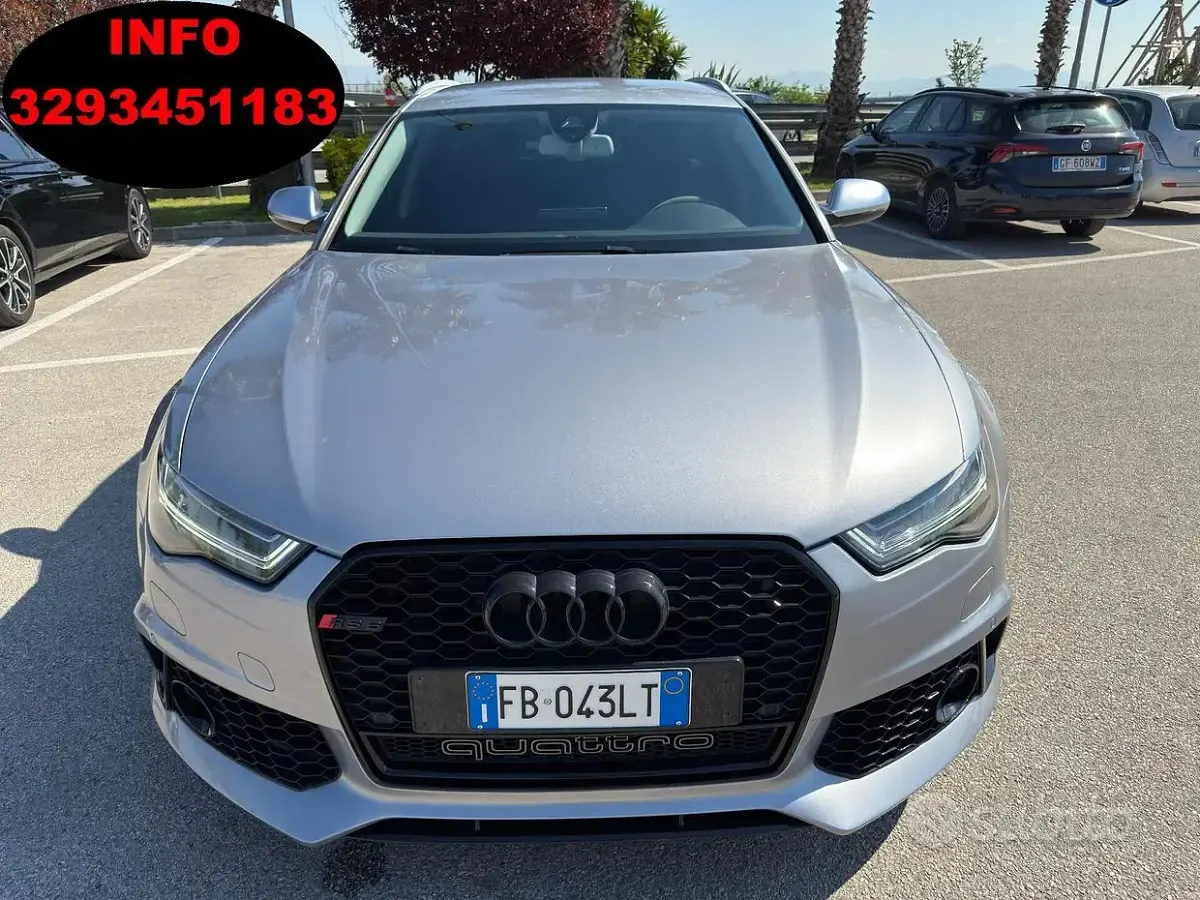 Usata Audi RS6 Performance 560 CV (411 kW) 2016 Grigio Station wagon