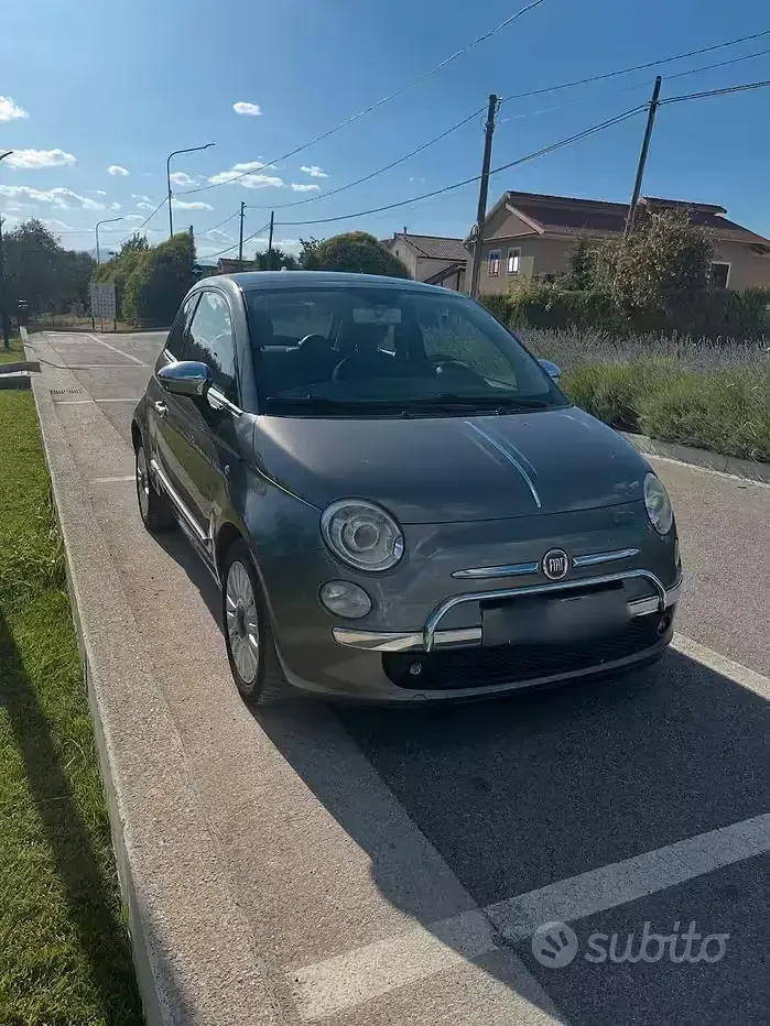 Usata Fiat 500 S 75 CV (55 kW) 2010 Grigio Utilitaria