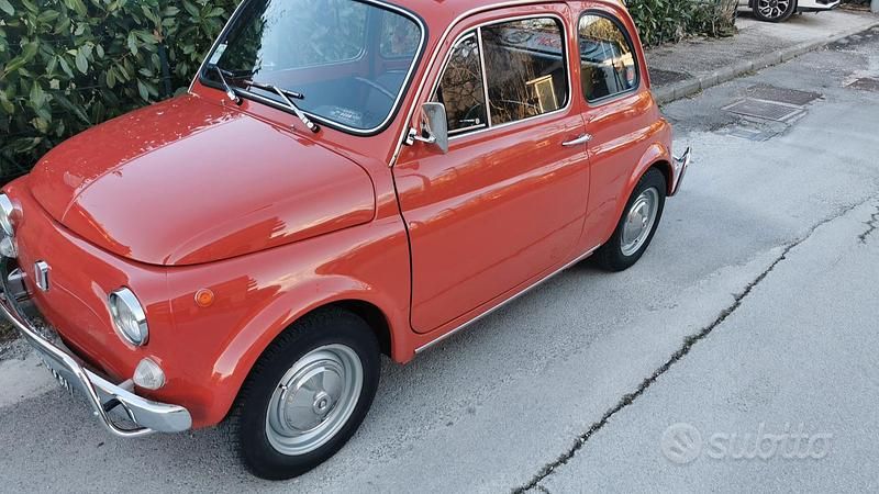 Usata Fiat 500 1970 Rosso Utilitaria