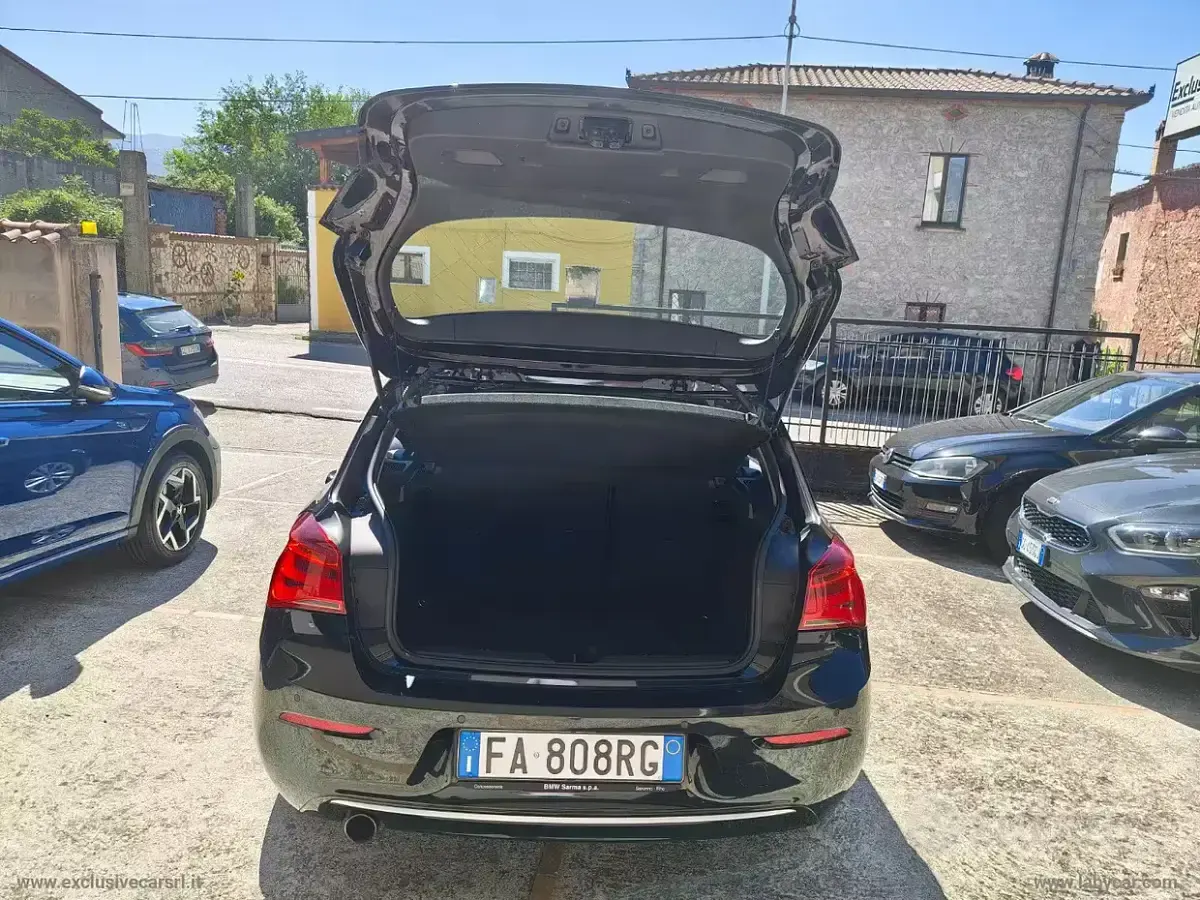 Usata BMW 118 Sport Line 136 CV (100 kW) 2015 Nero Utilitaria