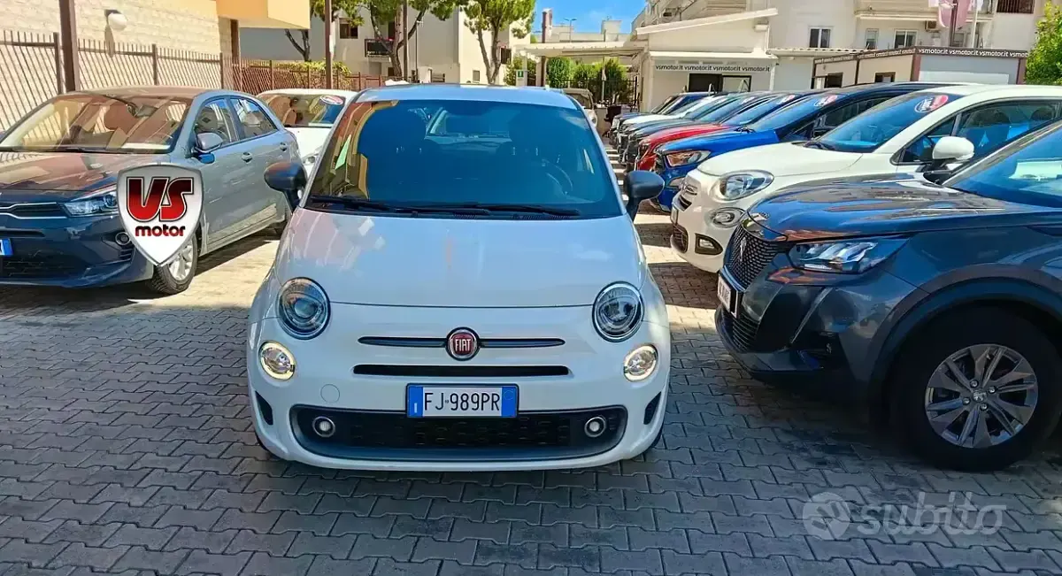Usata Fiat 500 S 69 CV (50 kW) 2017 Bianco Berlina