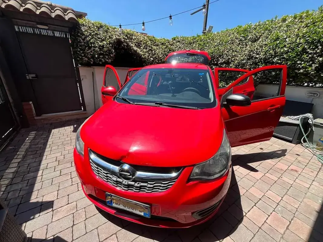 Usata Opel Karl 75 CV (55 kW) 2016 Rosso Utilitaria