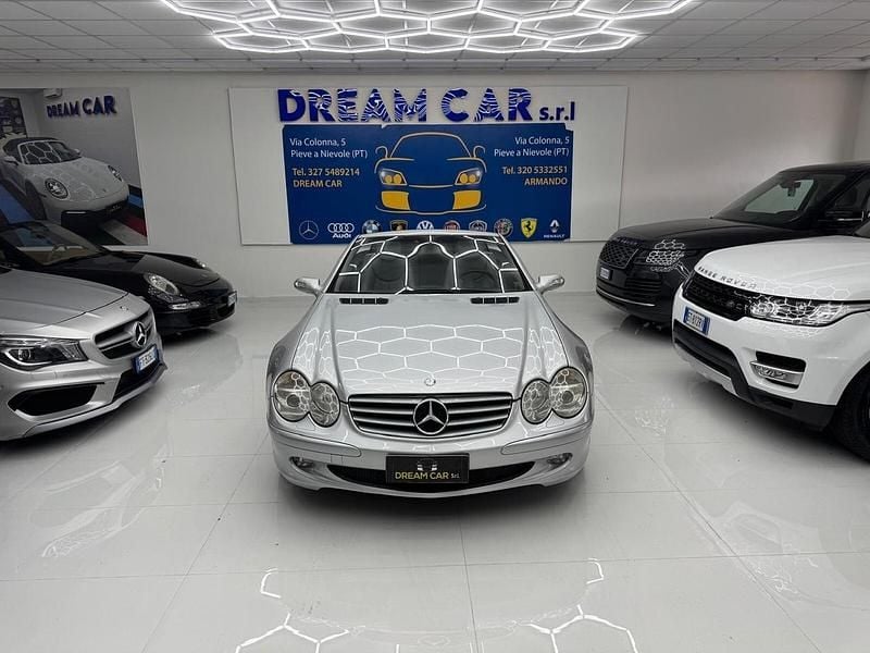 Usata Mercedes SL350 245 CV (180 kW) 2004 Argento Cabrio
