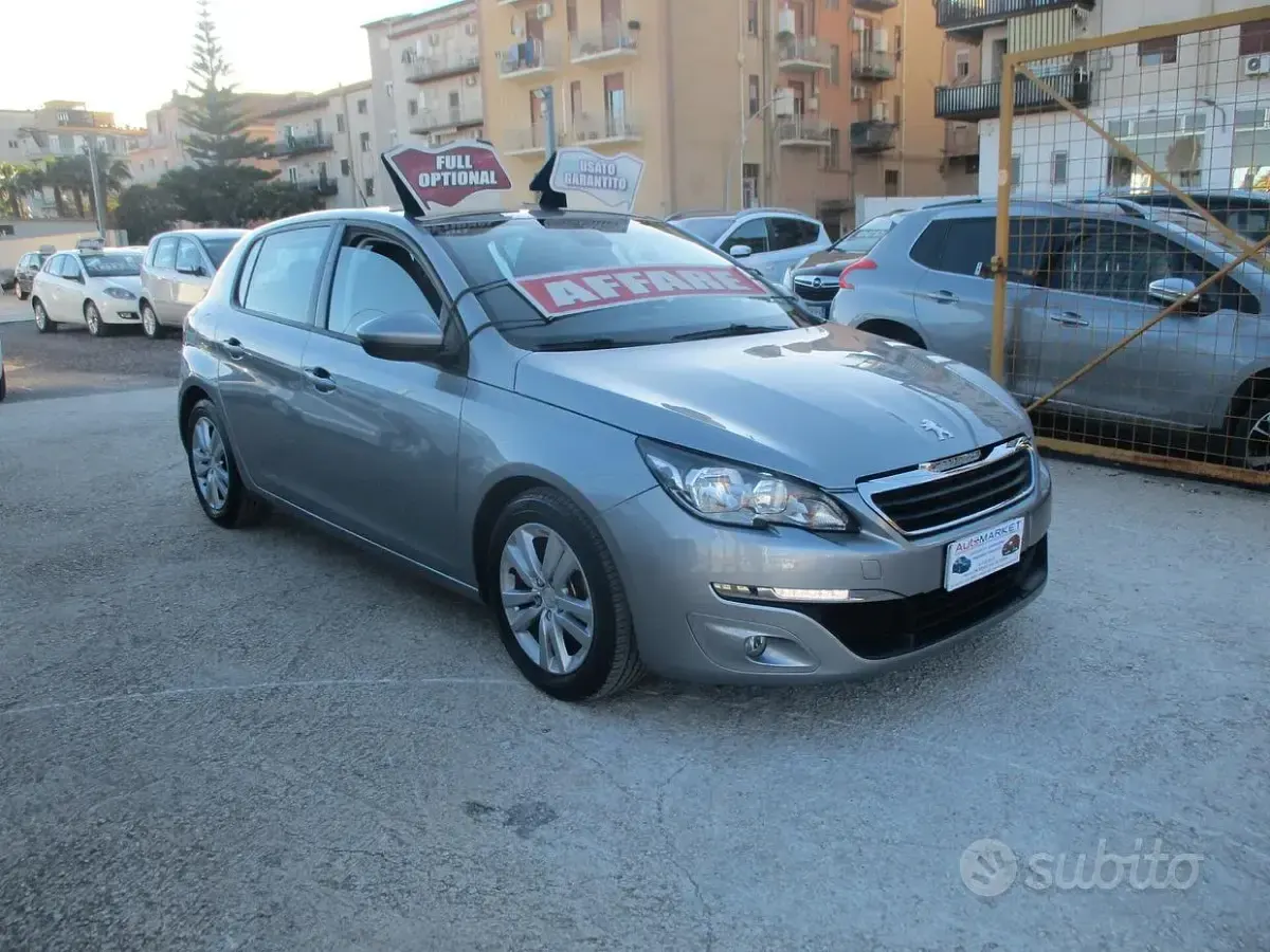 Usata Peugeot 308 92 CV (67 kW) 2014 Grigio Berlina