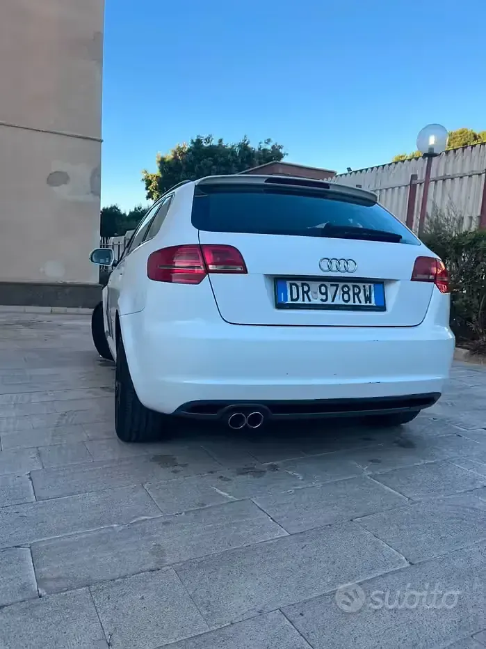 Usata Audi A3 S-Line 140 CV (102 kW) 2008 Bianco Utilitaria