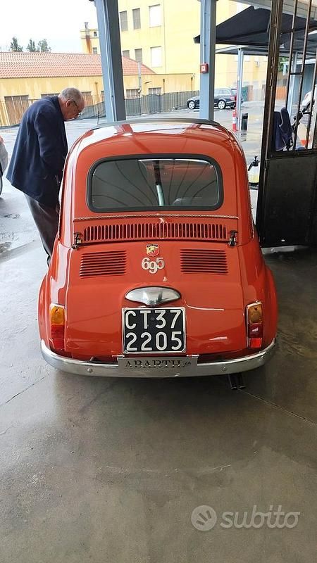 Usata Fiat 500 Abarth 1960 Rosso Berlina