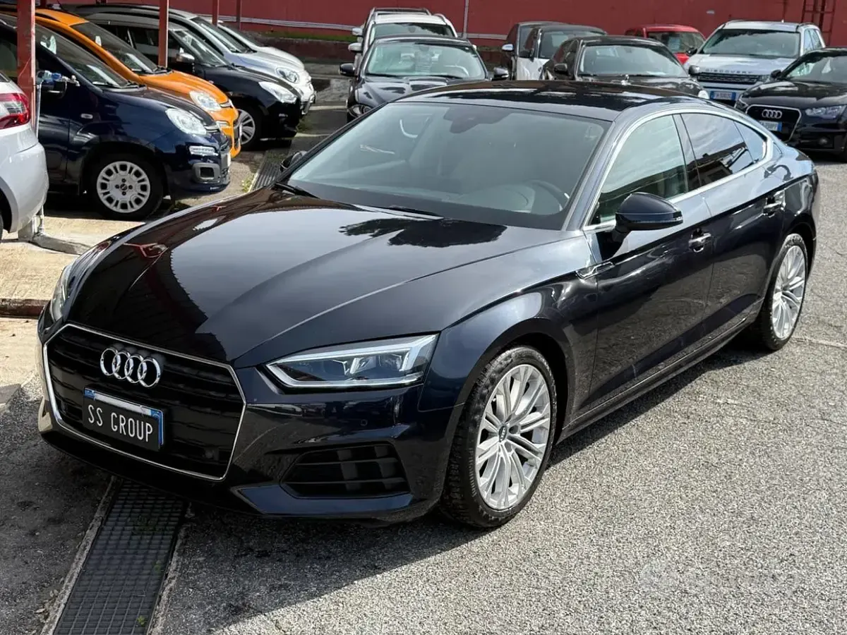 Usata Audi A5 Sport 190 CV (139 kW) 2017 Bluazzurro Coupé
