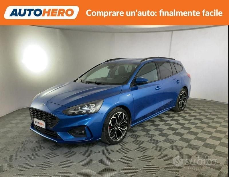Usado Ford Focus ST-Line 120 HP (88 kW) 2020 Azul Carrinha