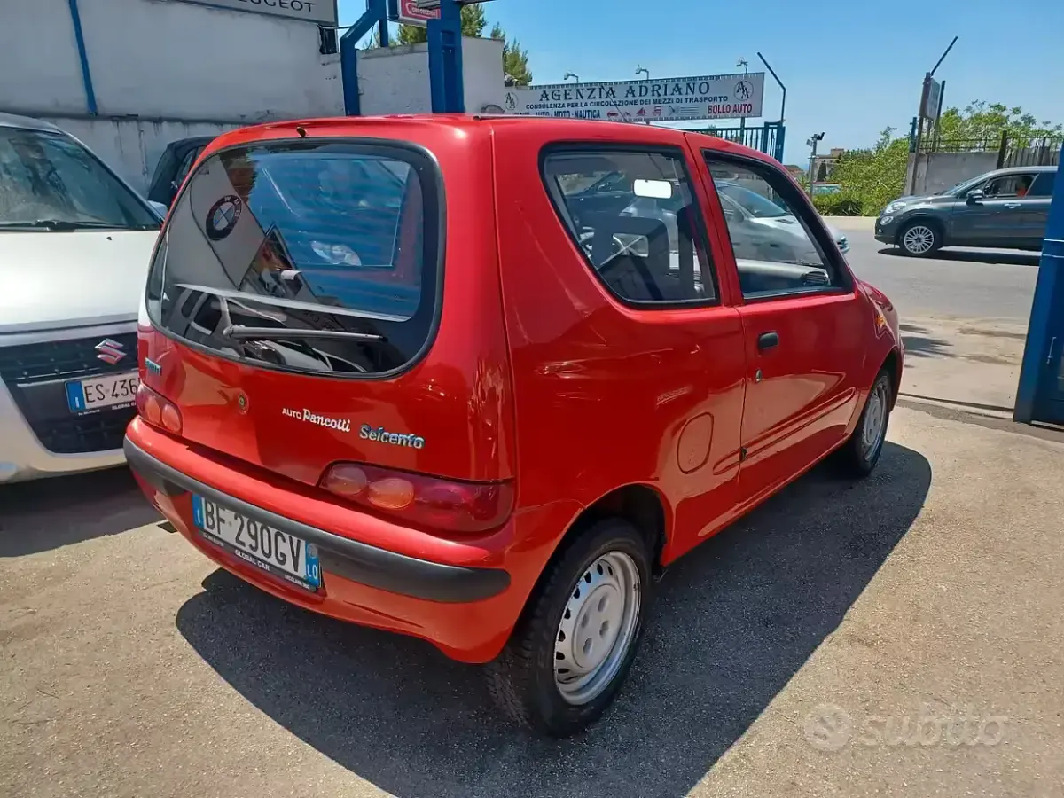 Usata Fiat Seicento S 39 CV (28 kW) 1999 Rosso Utilitaria