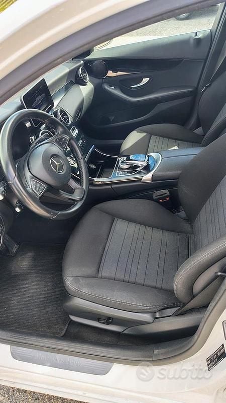 Usata Mercedes C180 Premium Plus 116 CV (85 kW) 2016 Bianco Station wagon