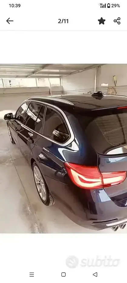 Usata BMW 320 Luxury Line 163 CV (119 kW) 2016 Bluazzurro Station wagon