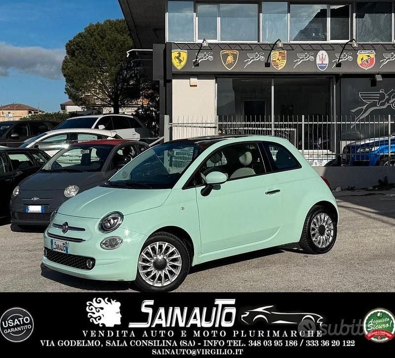Usata Fiat 500 Collezione 69 CV (50 kW) 2018 Verde Berlina