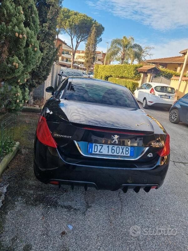 Usata Peugeot 308 CC 2010 Nero Cabrio