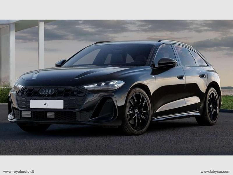 Nero Nuova 2025 Audi A5 S-Line Station wagon | 59.900 € (Molto cara) - Immagine 1/4