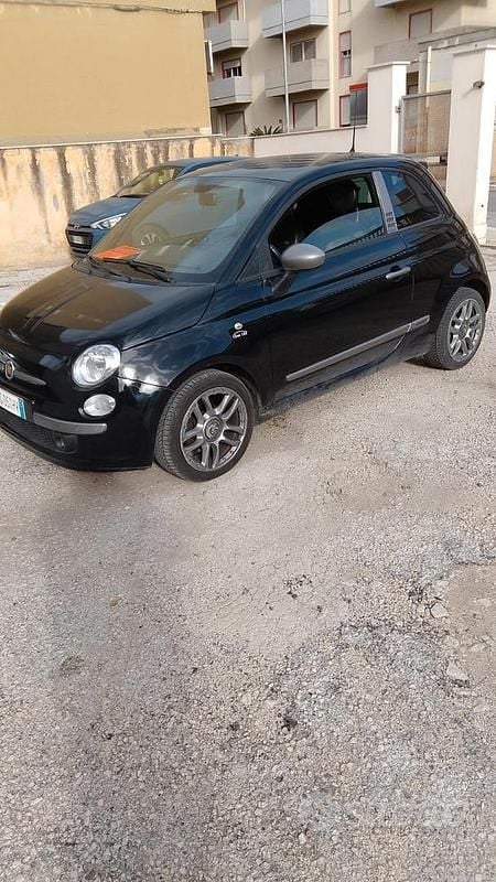 Usata Fiat 500 2009 Nero Cabrio