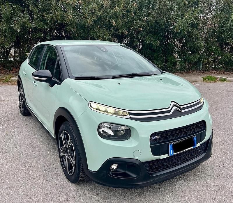 Usata Citroën C3 PureTech 82 CV (60 kW) 2017 Verde Berlina