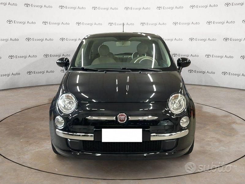 Usata Fiat 500 Lounge 69 CV (50 kW) 2015 Nero Utilitaria