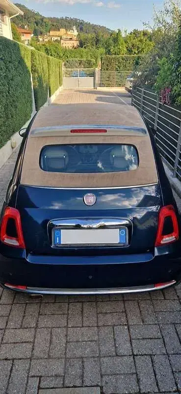 Usata Fiat 500 Lounge 69 CV (50 kW) 2015 Blu/azzurro Utilitaria