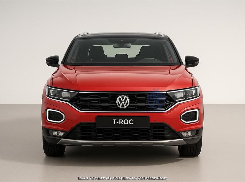 Käytetty VW T-Roc Sportline 190 HP (139 kW) 2021 Punainen Katumaasturi