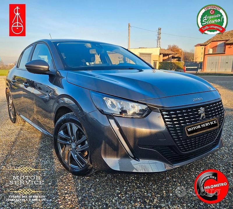Usata Peugeot 208 Allure 75 CV (55 kW) 2021 Grigio Utilitaria